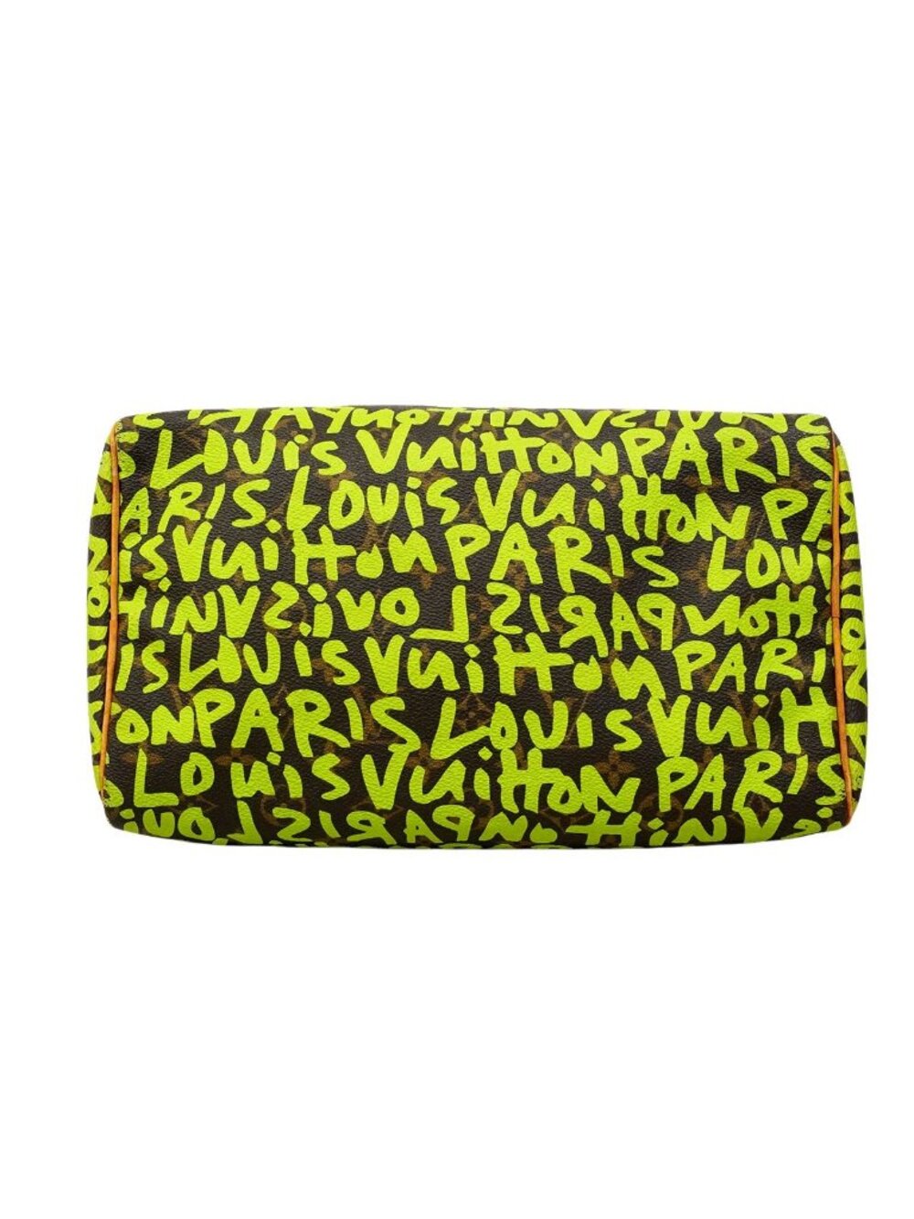 Louis Vuitton Handbag Monogram Graffiti Speedy 30 Vert - Picture 3 of 10